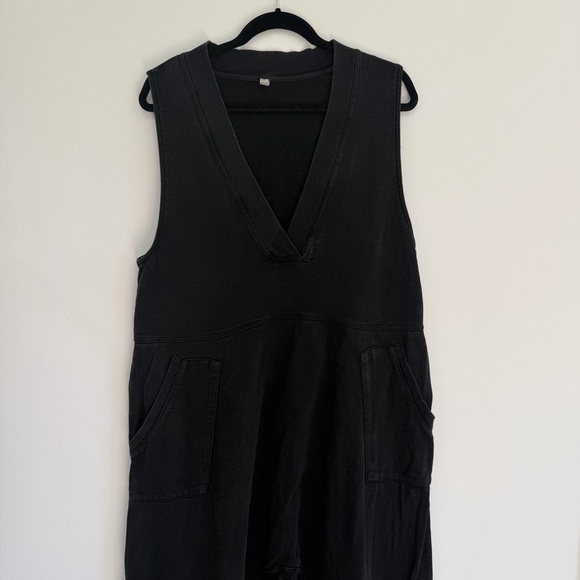 Free People Whats Up Onesie Jumpsuit Black - Picture 5 of 6